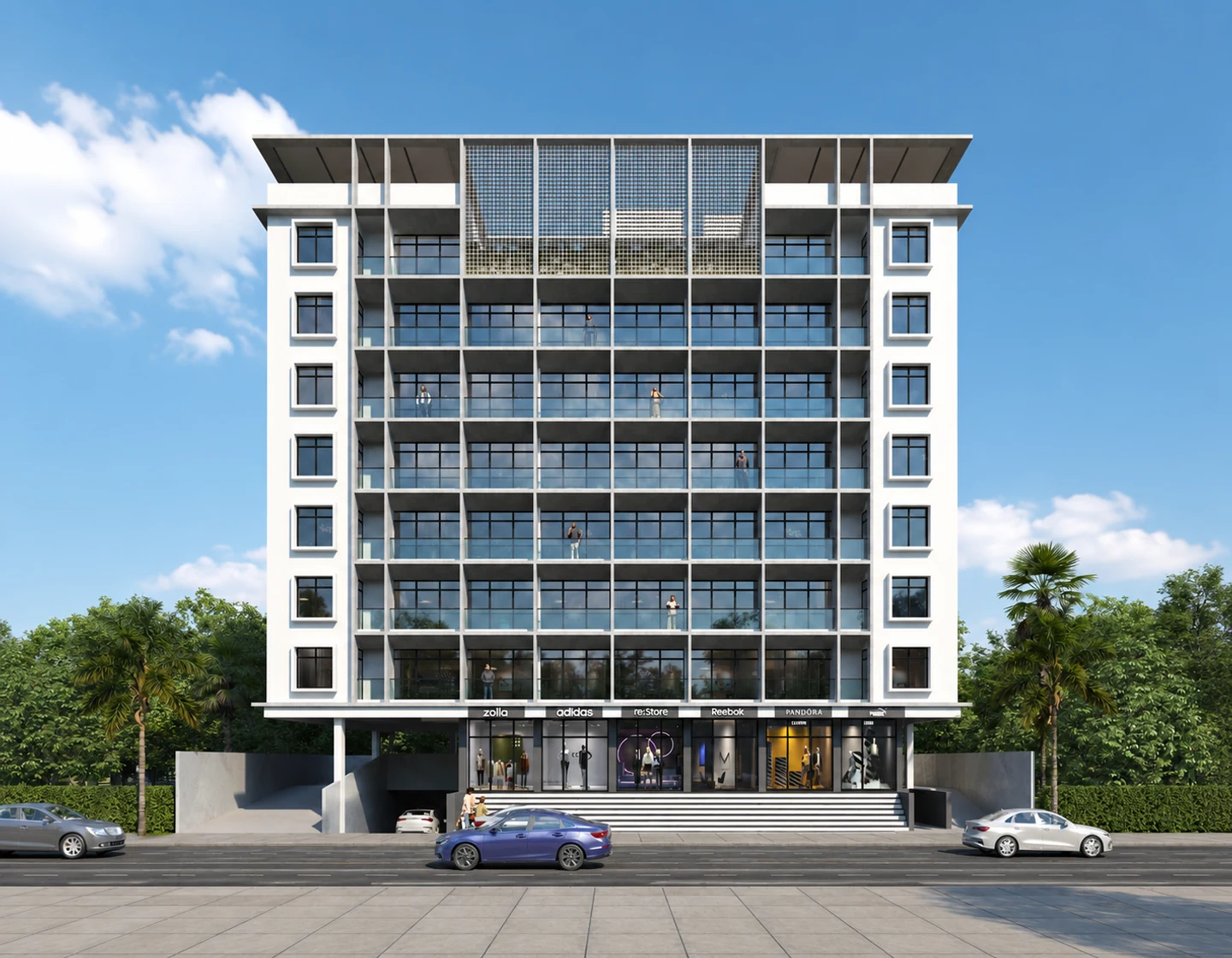 Front elevation of Ambrosia Studios in Baner
