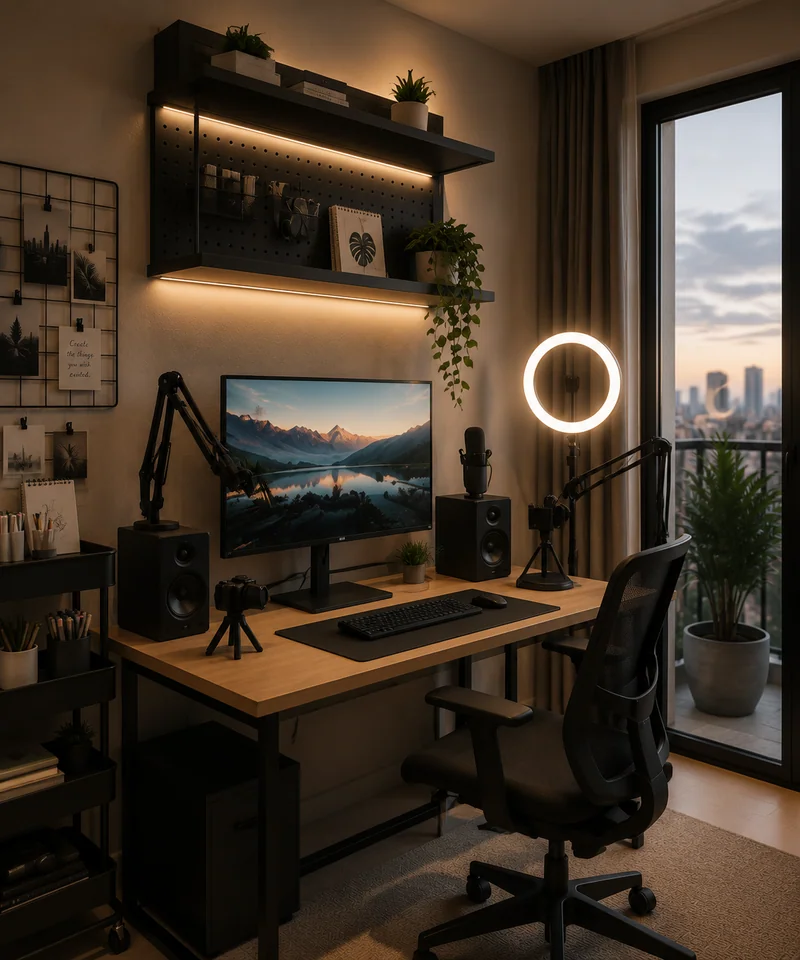 Creative studio setup