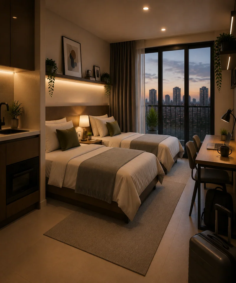 Neutral premium studio interior